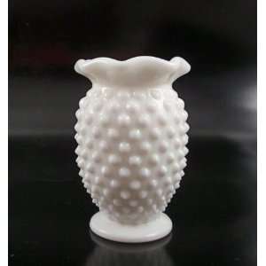  Fenton Milk Glass Hobnail Miniature Bud Vase #3855 MI 