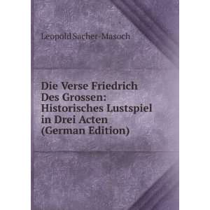   Drei Acten (German Edition) Leopold Sacher Masoch  Books