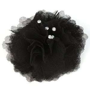  Elegant Fishnet Corsage Hair Clip Pin Brooch Clothing Hats 