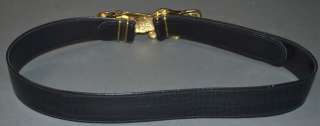 Large vintage gold and black metal cheetah Christopher Ross style belt 