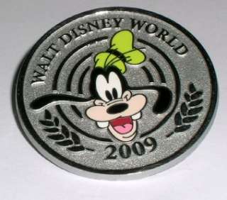GOOFY Silver Character Coin Mystery Disney Pin LE 500  