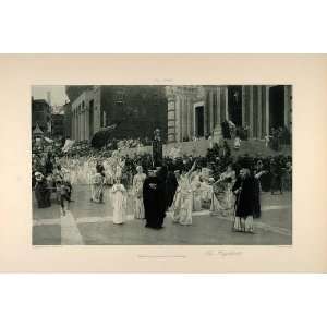   Procession Carl von Marr   Original Photogravure