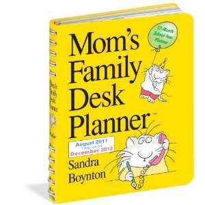   Moms Family 2012 Desk Planner [Spiral bound] Sandra Boynton Books