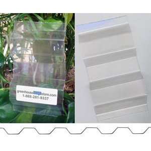   Corrugated Polycarbonate   49.6 wide x 8 long panel