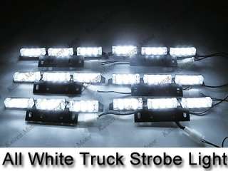 Amber Snow Plow Truck Car Strobe Warning Lights #73A  