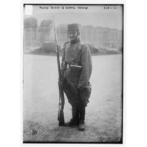  French soldier in service uniform