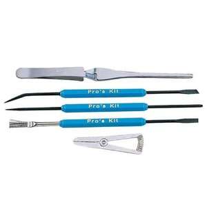  Solder Aid Tool Set w/Reverse Tweezers and Heat Sink