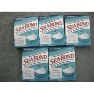  Sea Bond Denture Adhesive, Original, 15 uppers per Pack, 5 