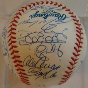   2000 PHILLIES Team 28 SIGNED SELIG Baseball JSA LOA
