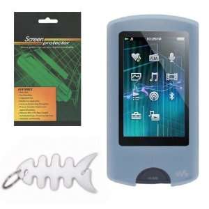 Clear Silicone Skin Case + LCD Screen Protector + Fishbone 