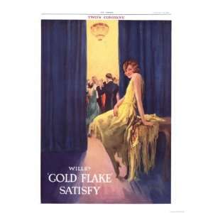  Wills, Cigarettes Smoking Gold Flake, UK, 1930 Premium 