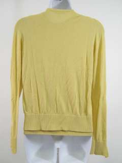 EASEL Yellow Sleeveless Top Cardigan Sweater Set Sz L  