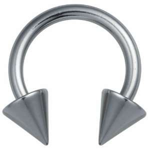   Circular Horseshoe Barbell with two 5 mm Cones (Package of 10 Pieces
