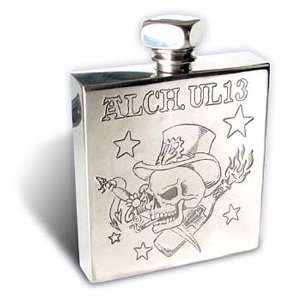  Smok n Alchohol Q Bic Flask Jewelry