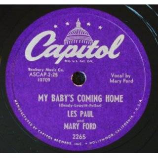 My Babys Coming Home / Lady of Spain by Les Paul & Mary Ford ( Vinyl 