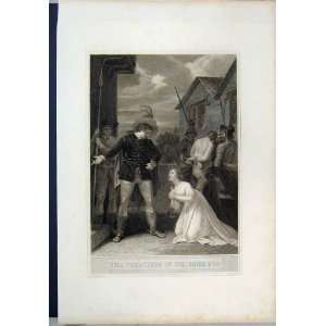 Treachery Colonel Kirke 1799 Smirke Smith Old Print 