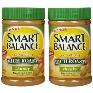  Smart Balance Chunky Peanut Butter, 16 oz, 2 ct (Quantity 