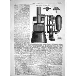   1864 SHAND STEAM FIRE ENGINES MACHINERY APPARATUS
