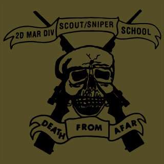 Scout Sniper School USMC One Shot Marine Corps T Shirt  