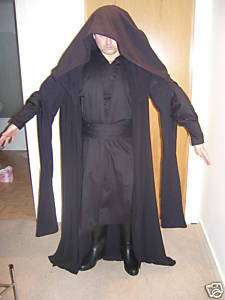 starwars sith costume, robe, black tunic, darth maul  