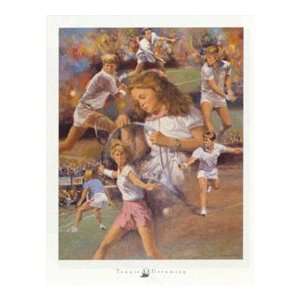 Clement Micarelli Tennis Dreaming 28x22 Poster Print