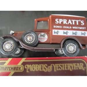  1930 Model a Ford Van (Brown) Spratts Logo Matchbox Model 