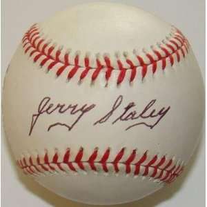 Jerry Staley Yankees Inscribed SIGNED AUTOGRAPHED AL Baseball 