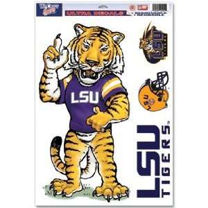  LSU Tigers Static Cling Decal Sheet   Mascot Sports 
