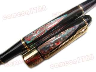PI44 PICASSO DREAM KNIGHT PAINTING FOUNTAIN PEN 14K  