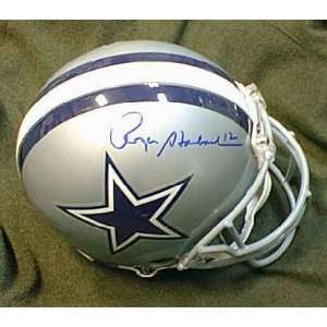 Roger Staubach Autographed Helmet
