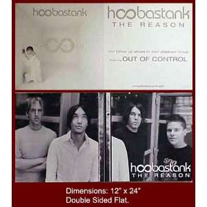  HOOBASTANK THE REASON 12x24 Poster FLAT Everything 