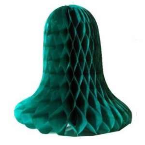  8.75 inch Green Tissue Bell Decorations Case Pack 48