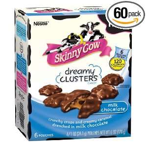 Nestle Skinny Cow Milk Chocolate Creamy Cluster Box, 6 Count (Pack of 