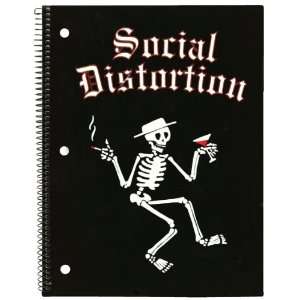  Social Distortion   Skelly 80 Sheet Spiral Notebook 
