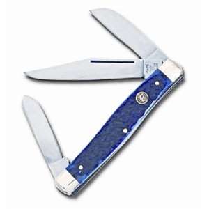   Knife Large 3 Blade Stockman Blue Pickbone 173 BLB