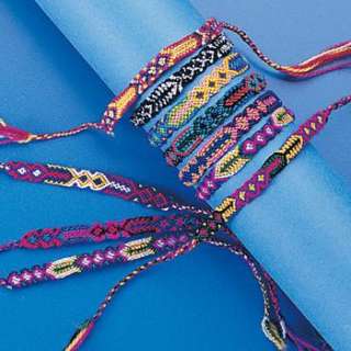 12 New Woven Friendship Bracelets in assorted colors. Each one 