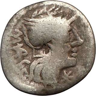 Roman Republic 130BC M. Vargunteius Rare Ancient Silver Coin JUPITER 