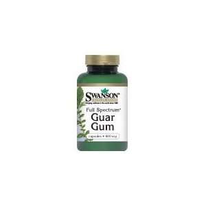  Full Spectrum Guar Gum 400 mg 60 Caps by Swanson Premium 