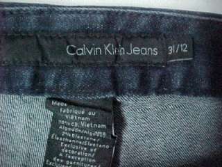 new CALVIN KLEIN ck $49 Skinny Pants jeans sz 31 / 12  