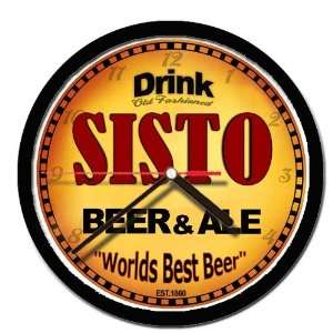  SISTO beer and ale cerveza wall clock 
