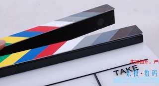 acrylic Clapper board Director TV Film Slate Movie Cut  