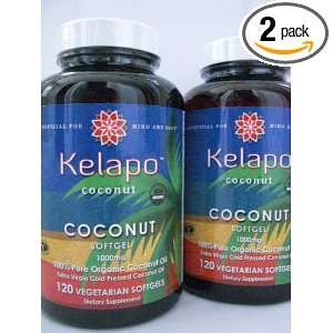  Kelapo Virgin Coconut Oil Softgels, 240 V gels Health 