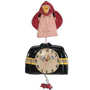  FIREMAN PENDULUM CLOCK 