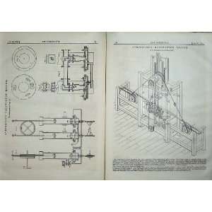  1877 SymingtonS Dalswinton Engine Engineering Diagram 