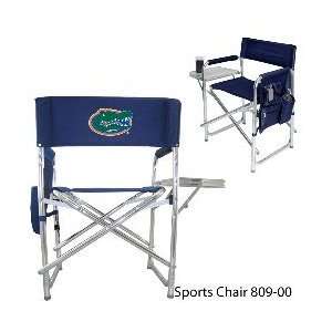 Collegiate Line Aluminum Sports Chair w/ Fold out Table Embroidered 