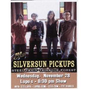 Silversun Pickup Lupos Providence Concert Poster MINT  