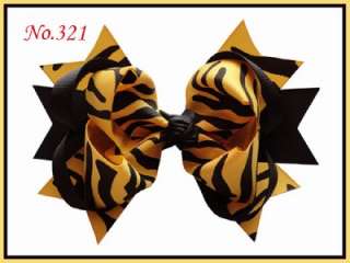 10 Girls Costume Boutique 5.5 Inch C Ring Hair Bow Clip  