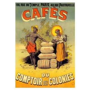    Caf S Du Comptoir Des Colonies Poster Print