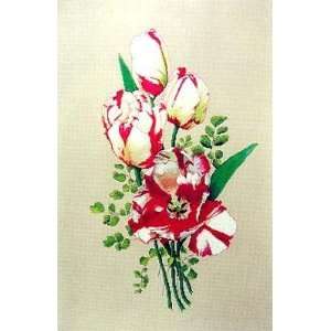   Parrot Tulip, Cross Stitch from Silver Lining Arts, Crafts & Sewing