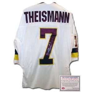  Joe Theismann Autographed Home White Jersey Sports 